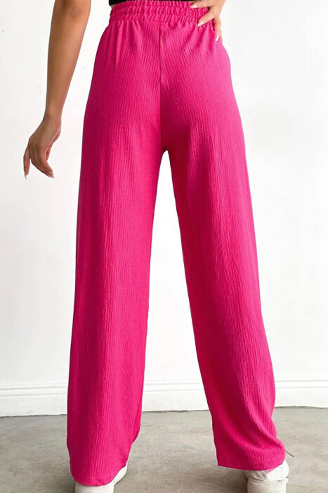 ONE COLORE SIMPLE TROUSERS PINK/ROZE - 3