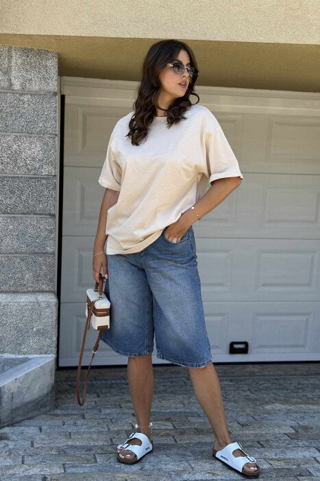ONE COLORS SIMPLE WOMAN SHIRT BEIGE/BEZHE - 3
