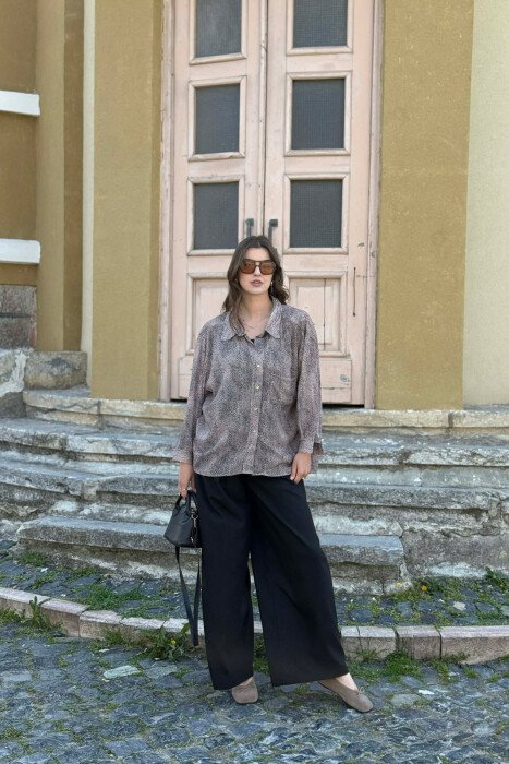 KEMISHE ME BUTONA GOLD PER FEMRA NE NGJYRE BEZHE TE ERRET - KLAUDIO FASHION