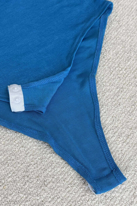 ONE SLEEVE ONE COLOR WOMEN BODY BLUE/BLU - 5