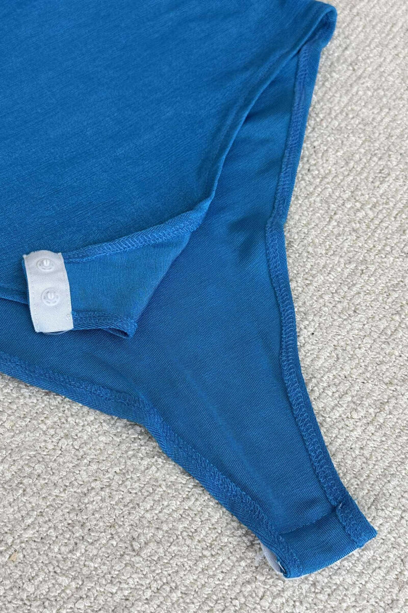 ONE SLEEVE ONE COLOR WOMEN BODY BLUE/BLU - 5