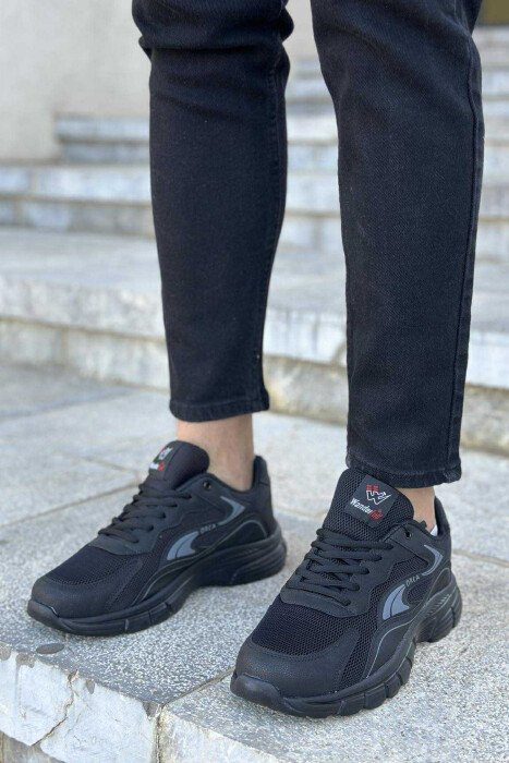 ORCA WRITTING SIMPLE MEN SNEAKERS BLACK/ E ZEZE 