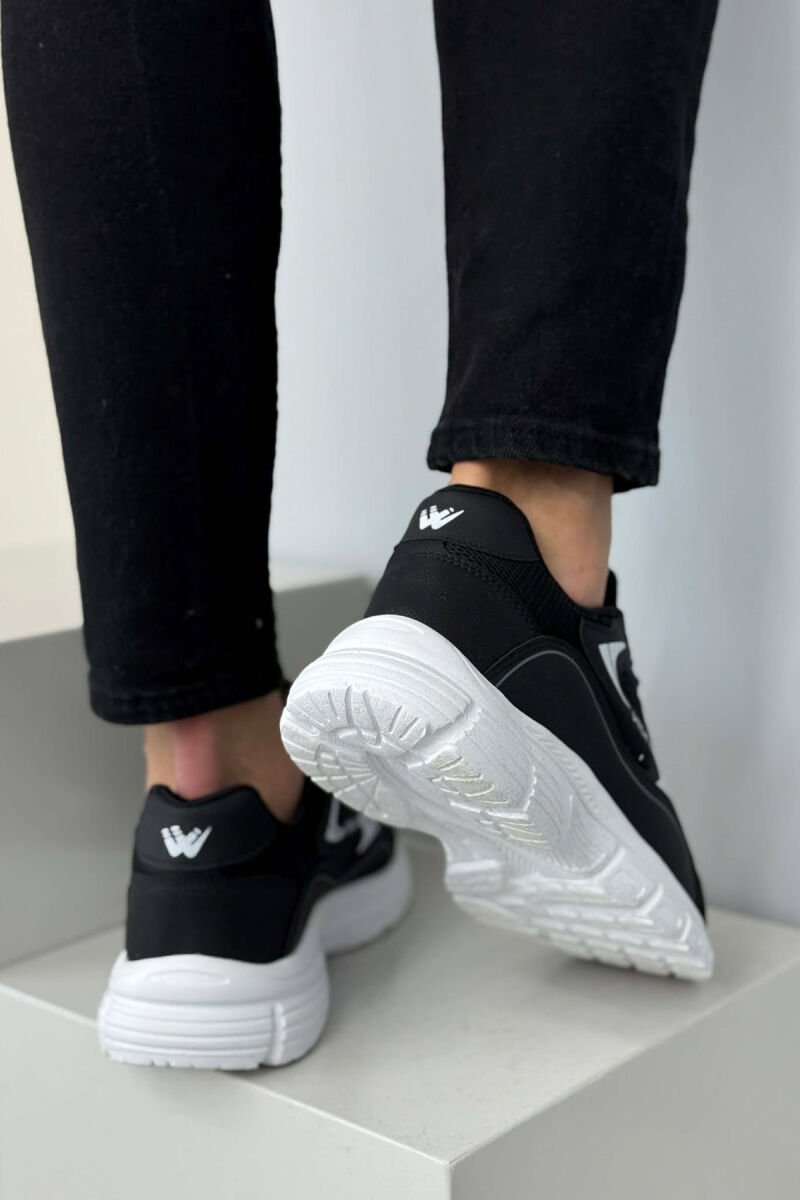 ORCA WRITTING SIMPLE MEN SNEAKERS WHITE-BLACK/BAZE - 3