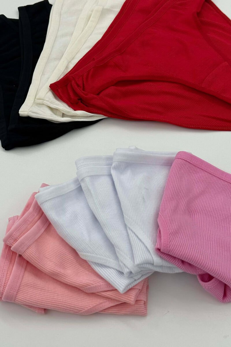 PACK OF 12 PAIR SIMPLE WOMAN BRIEFS MULTIPLE/SHNGJ - 3