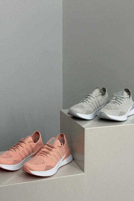 PACK OF 2 PIECE LACING PLATFORM LINES WOMAN SNEAKERS MULTIPLE/SHNGJ - 4
