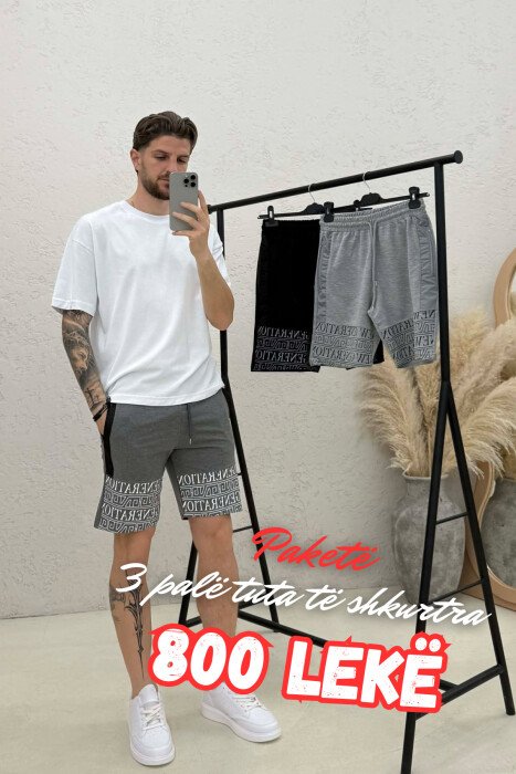 PACK OF 3 PIECE NEW GENERATION ZIPPER POCKETS MEN SHORTS MULTIPLE/SHNGJ - 1