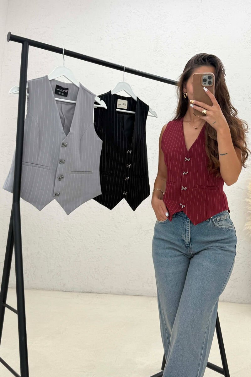 PACK OF 3 PIECES LINES DESIGN WOMAN VESTS MULTIPLE/SHNGJ - 2