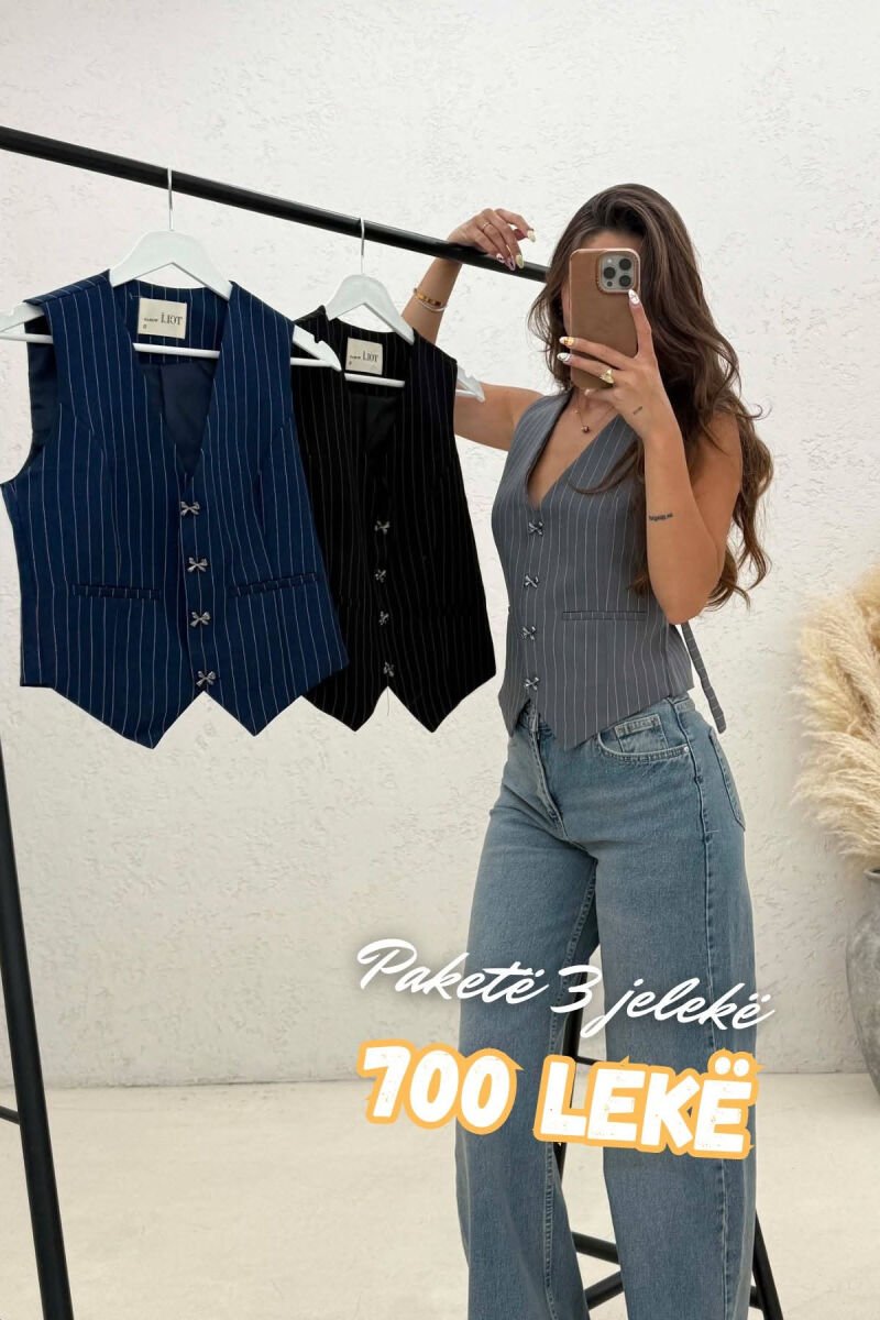 PACK OF 3 PIECES LINES DESIGN WOMAN VESTS MULTIPLE/SHNGJ - 1