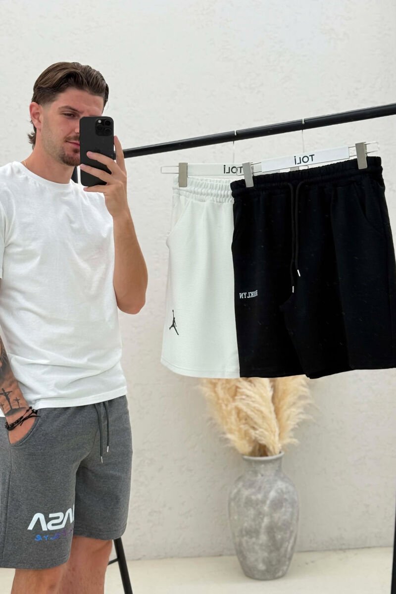PACK OF 3 PIECES ONE COLOR MEN SHORT SWEATPANTS MULTIPLE/SHNGJ - 4