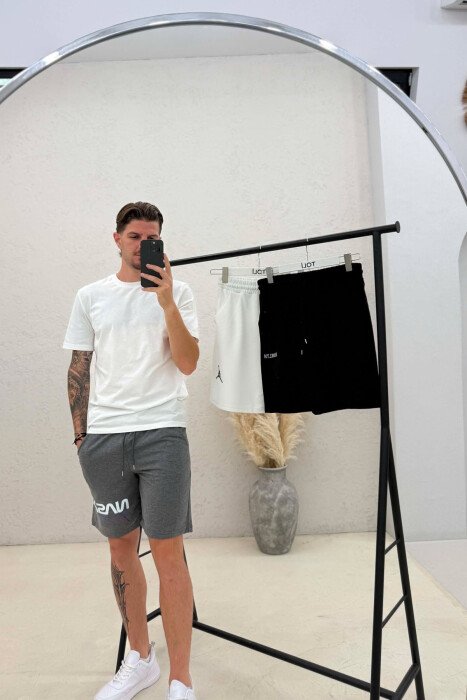 PACK OF 3 PIECES ONE COLOR MEN SHORT SWEATPANTS MULTIPLE/SHNGJ - 5