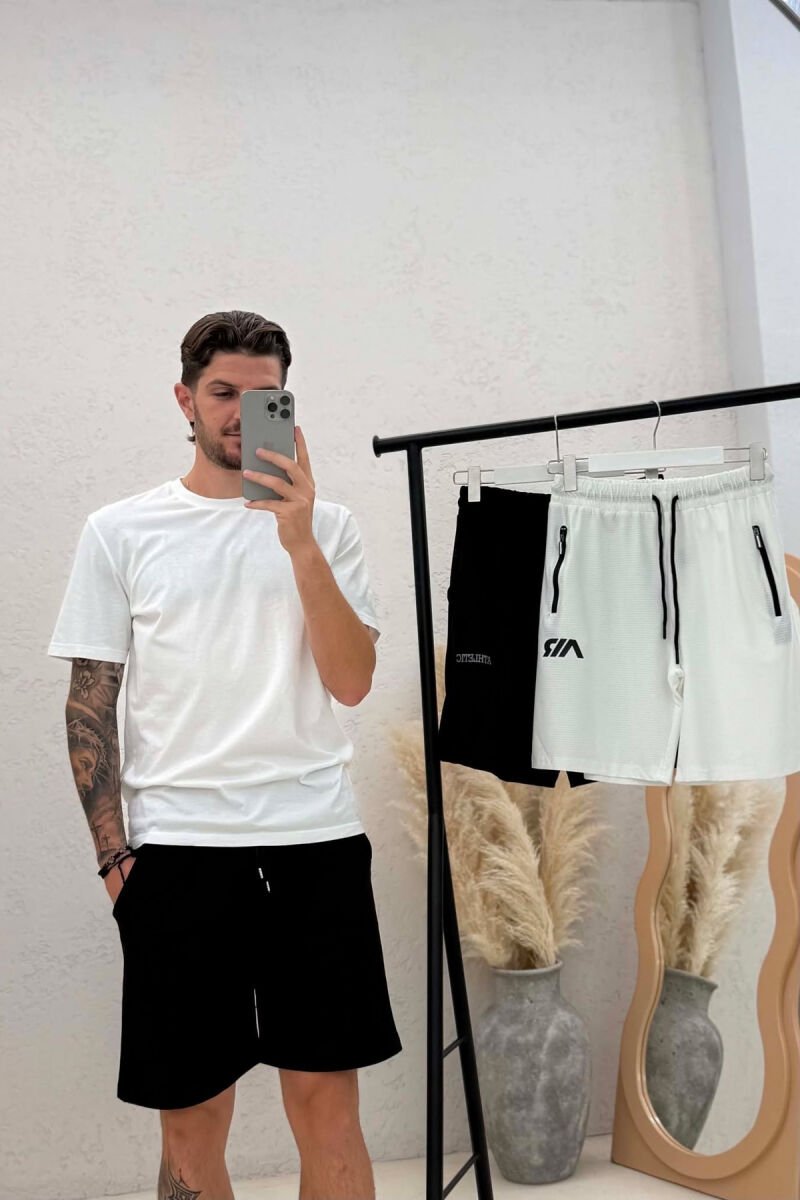 PACK OF 3 PIECES ONE COLOR MEN SHORT SWEATPANTS MULTIPLE/SHNGJ - 4