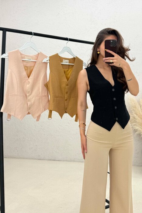 PACK OF 3 PIECES ONE COLOR SIMPLE WOMAN VESTS MULTIPLE/SHNGJ - 2