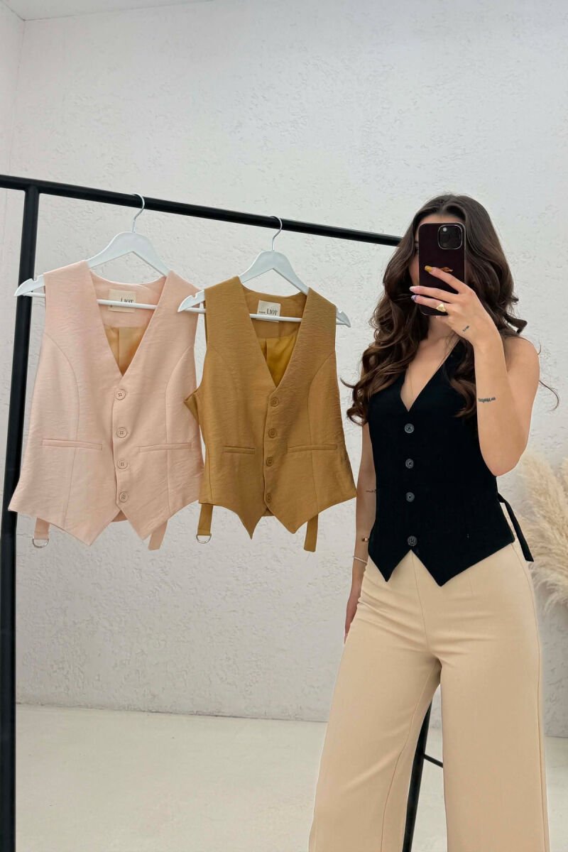 PACK OF 3 PIECES ONE COLOR SIMPLE WOMAN VESTS MULTIPLE/SHNGJ - 4