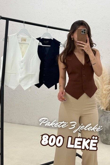 PAKETE 3 JELEKE NJE NGJYRESH PER FEMRA SHUMENGJYRESH - KLAUDIO FASHION
