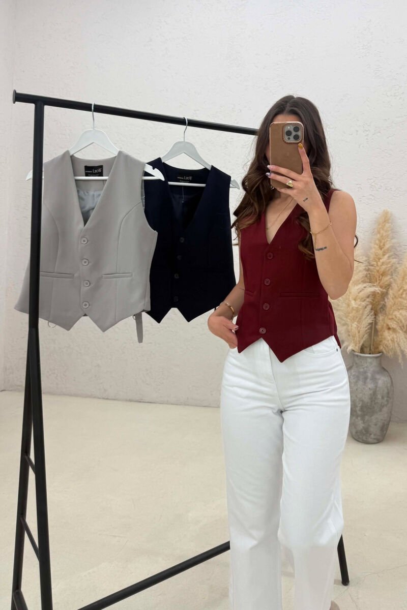 PACK OF 3 PIECES ONE COLOR WOMAN VESTS MULTIPLE/SHNGJ - 3