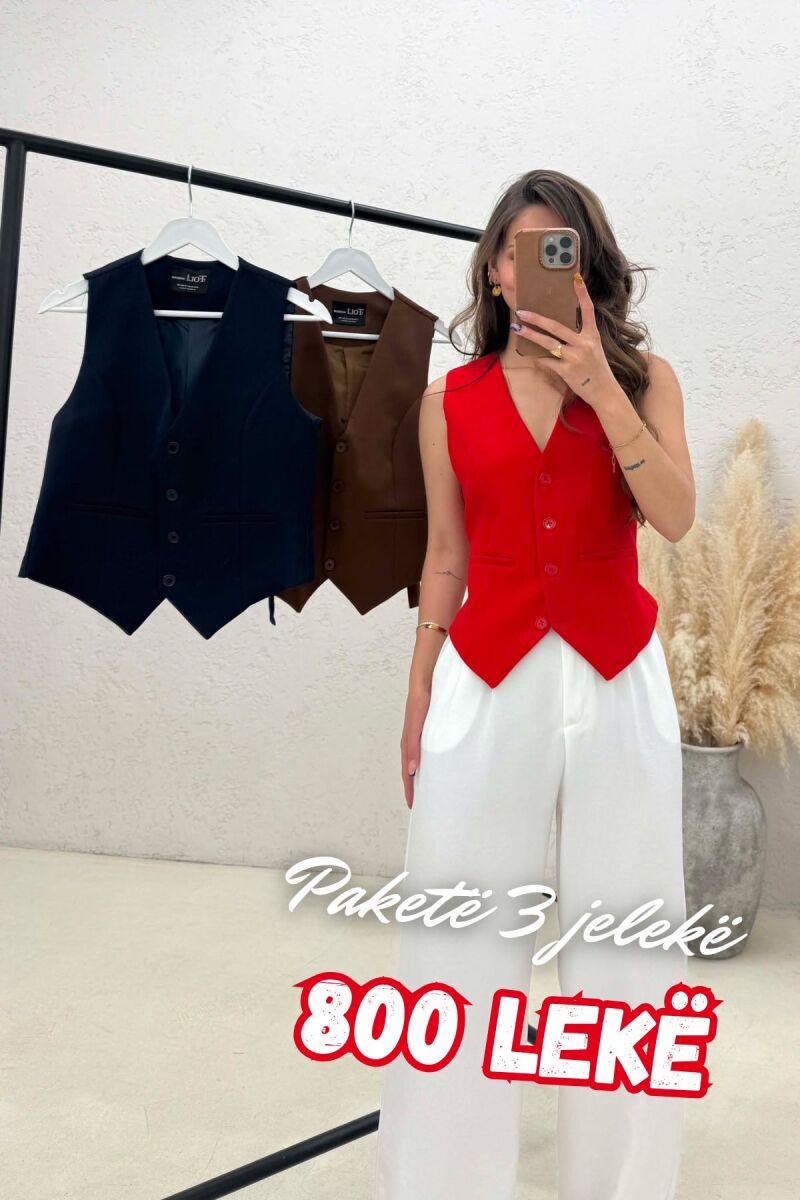 PACK OF 3 PIECES ONE COLOR WOMAN VESTS MULTIPLE/SHNGJ - 1