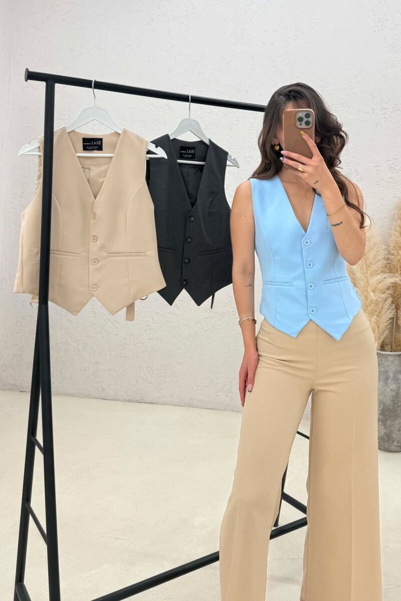 PACK OF 3 PIECES ONE COLOR WOMAN VESTS MULTIPLE/SHNGJ - 2