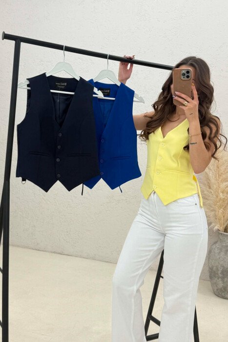 PACK OF 3 PIECES ONE COLOR WOMAN VESTS MULTIPLE/SHNGJ - 3