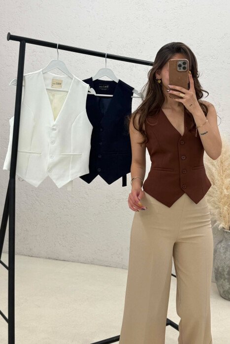 PACK OF 3 PIECES ONE COLOR WOMAN VESTS MULTIPLE/SHNGJ - 2