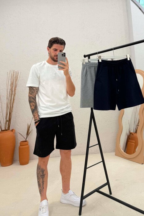 PACK OF 3 PIECES PACK OF 3 PIECES SIMPLE MAN SHORT SWEATPANTS MULTIPLE/SHNGJ - 2