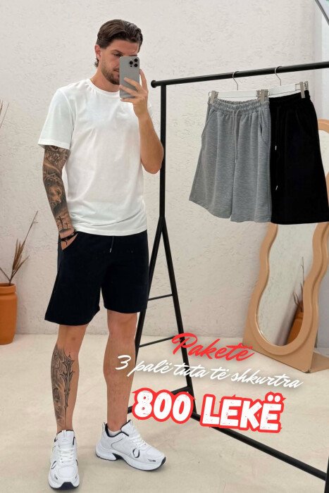 PACK OF 3 PIECES SIMPLE MAN SHORT SWEATPANTS MULTIPLE/SHNGJ - 1