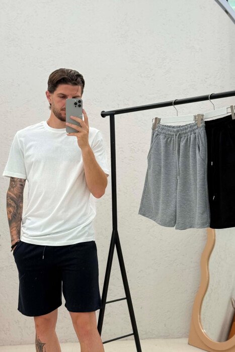 PACK OF 3 PIECES SIMPLE MAN SHORT SWEATPANTS MULTIPLE/SHNGJ - 3