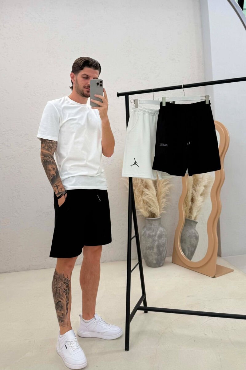 PACK OF 3 PIECES SIMPLE MEN SHORT SWEATPANTS MULTIPLE/SHNGJ - 2