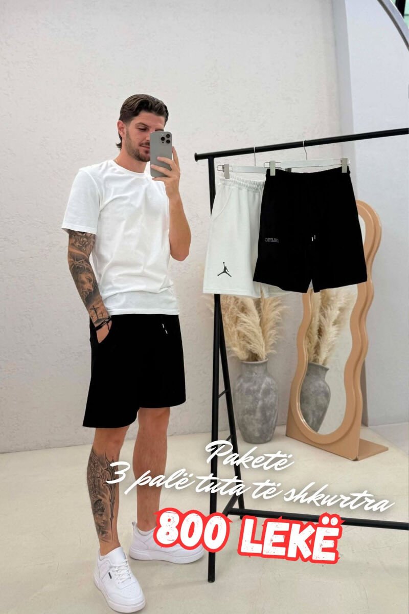 PACK OF 3 PIECES SIMPLE MEN SHORT SWEATPANTS MULTIPLE/SHNGJ - 1