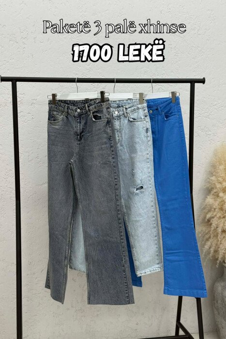 PACK OF 3 PIECES WOMAN JEANS MULTIPLE/SHNGJ - KLAUDIO FASHION