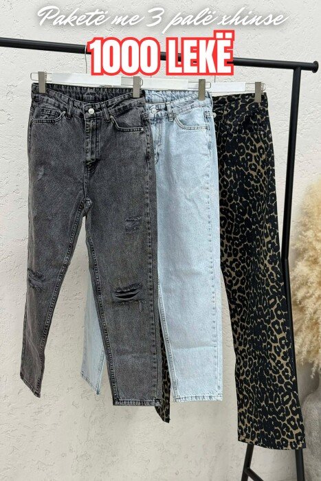 PACK OF 3 PIECES WOMAN JEANS MULTIPLE/SHNGJ - 1