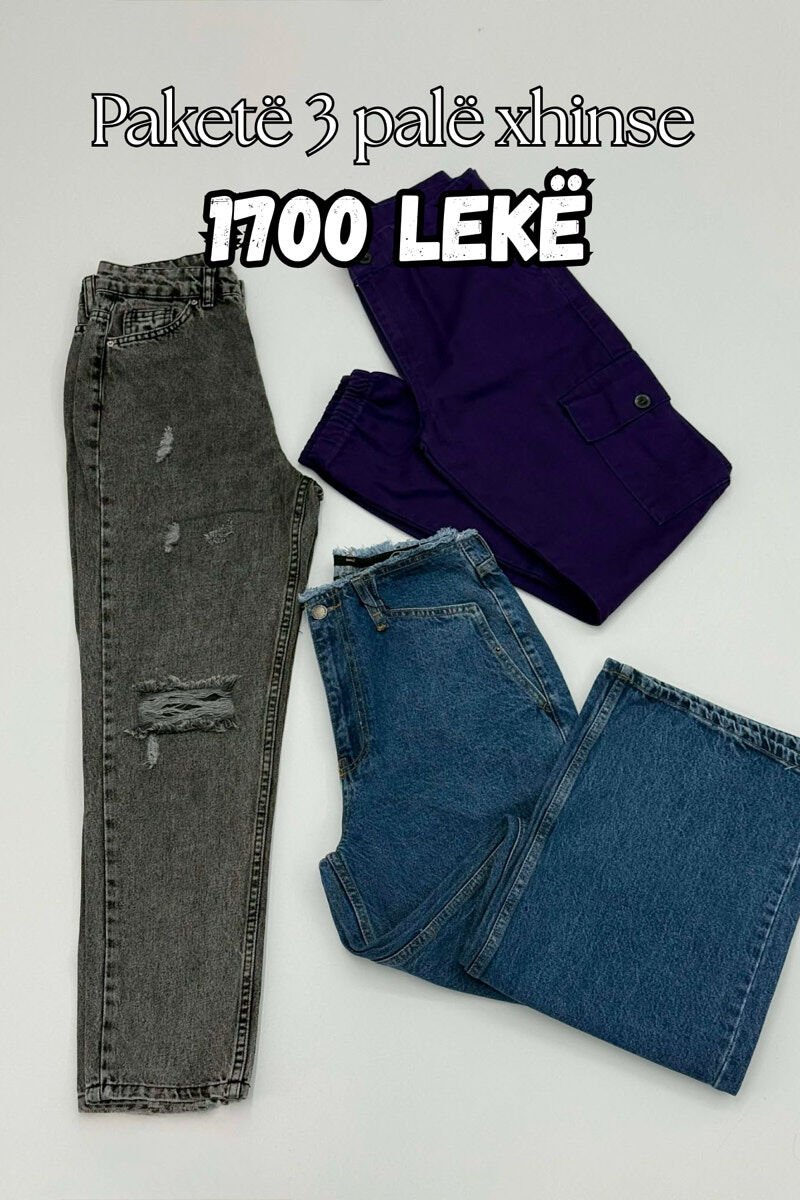 PACK OF 3 PIECES WOMAN JEANS MULTIPLE/SHNGJ - 1