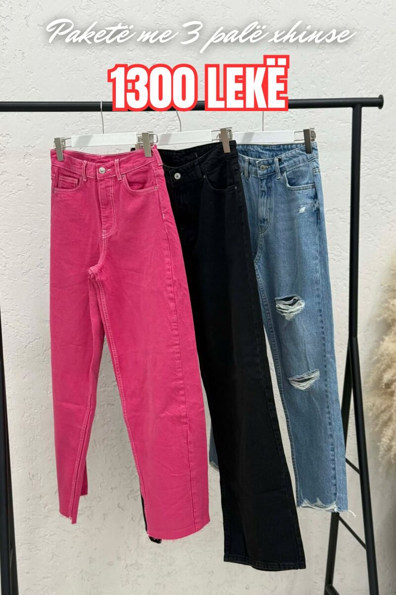 PACK OF 3 PIECES WOMAN JEANS MULTIPLE/SHNGJ - 1