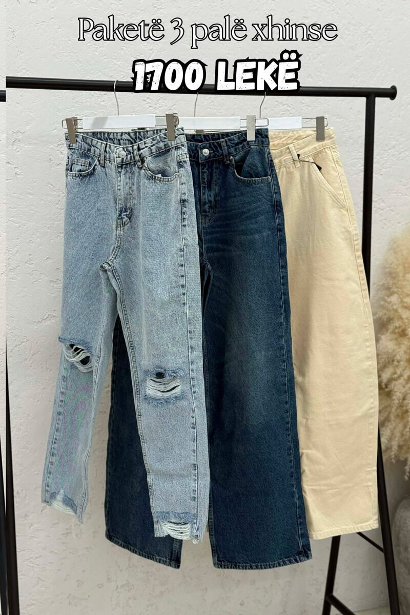 PACK OF 3 PIECES WOMAN JEANS MULTIPLE/SHNGJ - 1