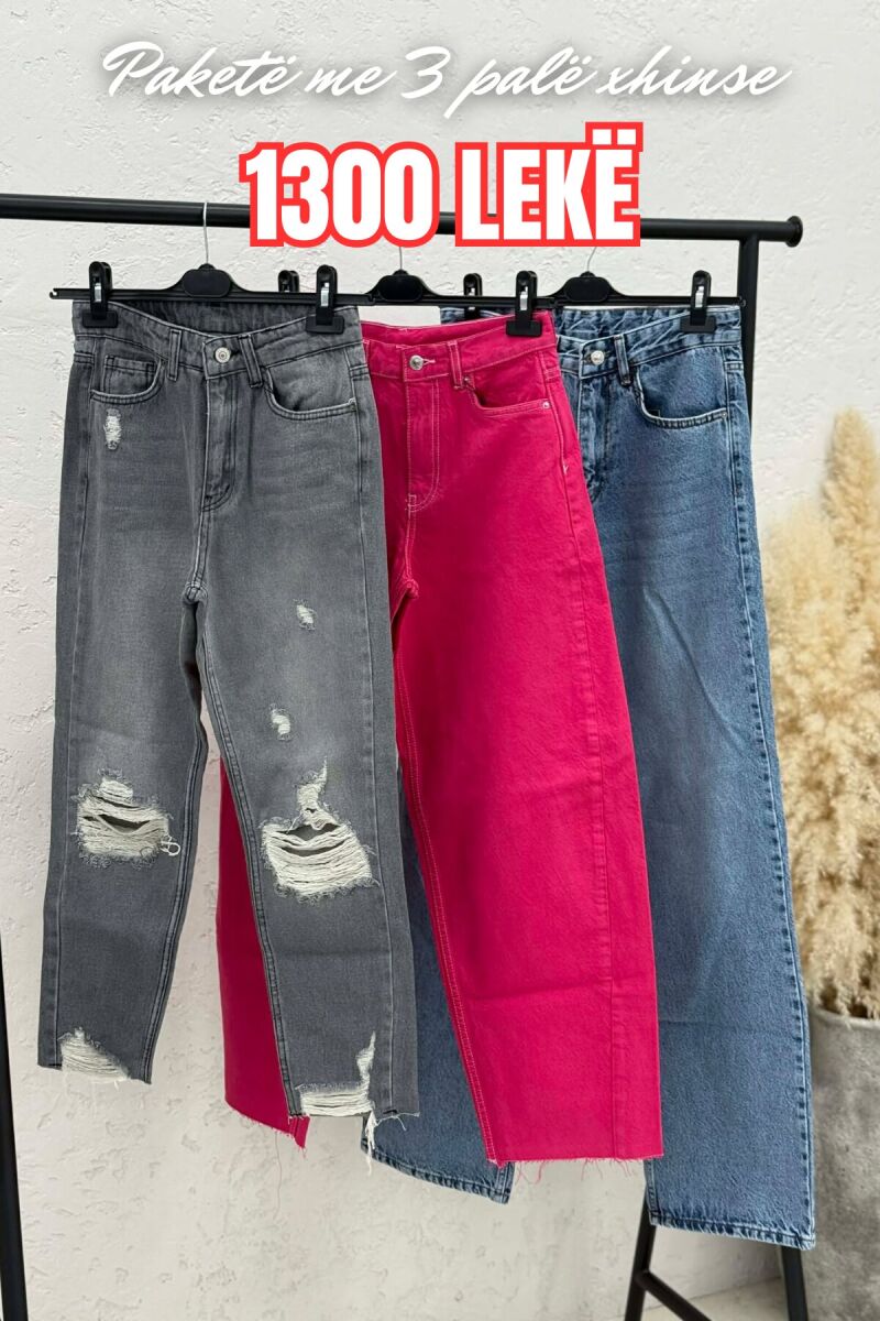 PACK OF 3 PIECES WOMAN JEANS MULTIPLE/SHNGJ - 1