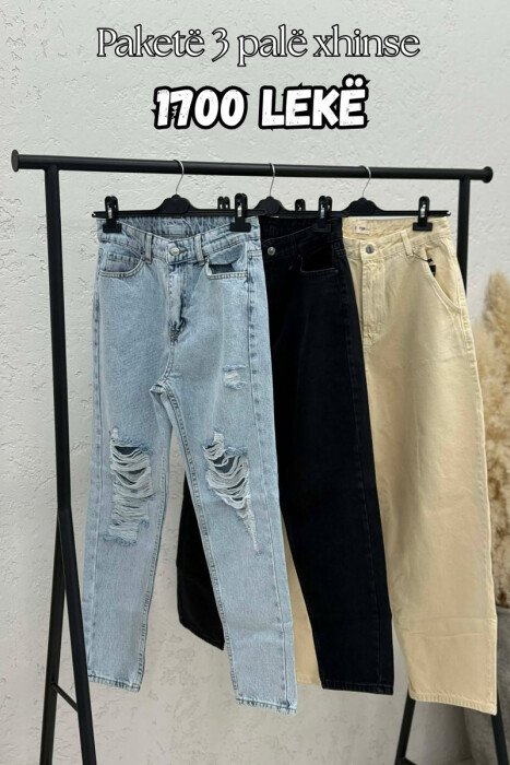 PACK OF 3 PIECES WOMAN JEANS MULTIPLE/SHNGJ - 1