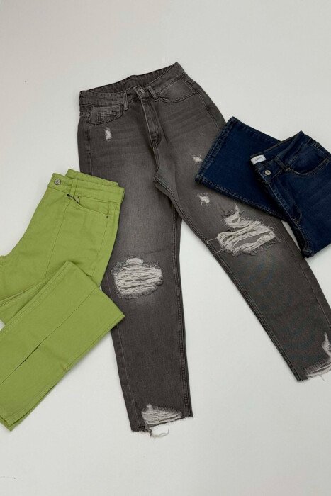 PACK OF 3 PIECES WOMAN JEANS MULTIPLE/SHNGJ - KLAUDIO FASHION