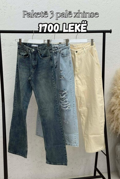 PACK OF 3 PIECES WOMAN JEANS MULTIPLE/SHNGJ - 1