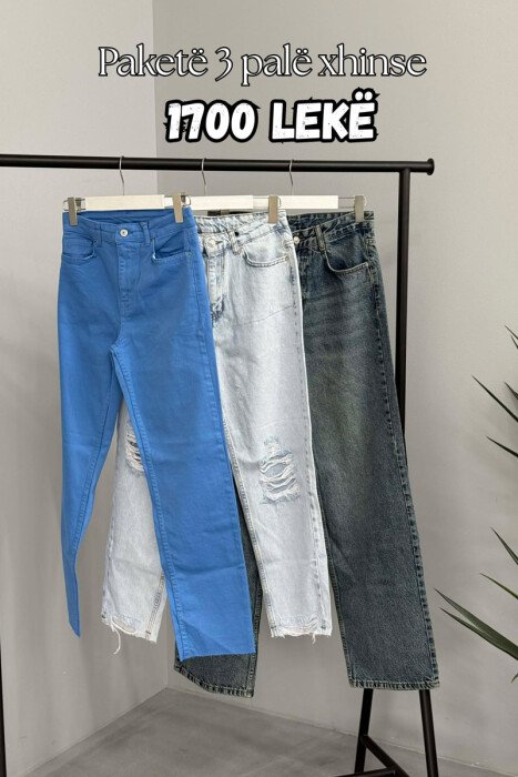 PACK OF 3 PIECES WOMAN JEANS MULTIPLE/SHNGJ - 1