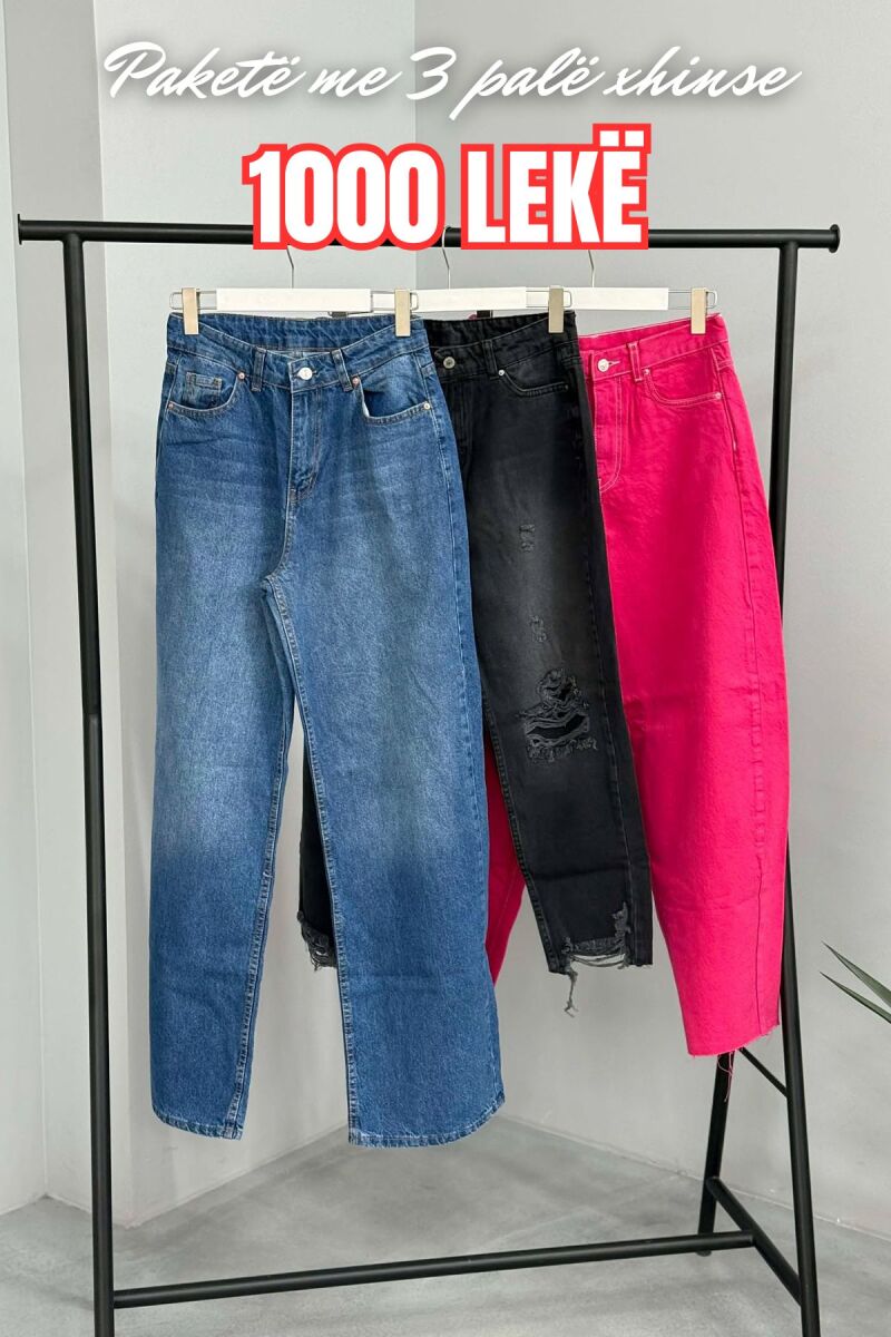 PACK OF 3 PIECES WOMAN JEANS MULTIPLE/SHNGJ - 1
