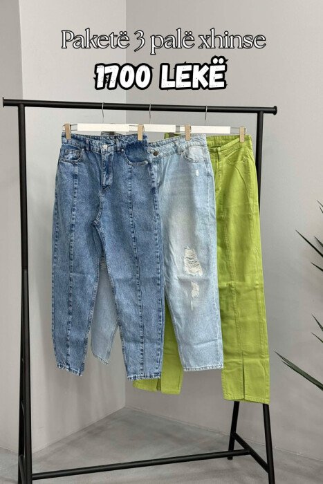 PACK OF 3 PIECES WOMAN JEANS MULTIPLE/SHNGJ - 1