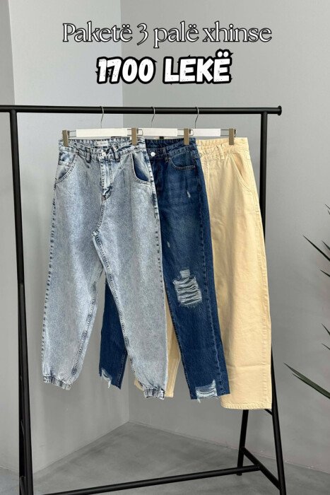 PACK OF 3 PIECES WOMAN JEANS MULTIPLE/SHNGJ - 1