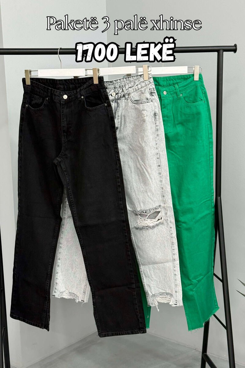 PACK OF 3 PIECES WOMAN JEANS MULTIPLE/SHNGJ - 1