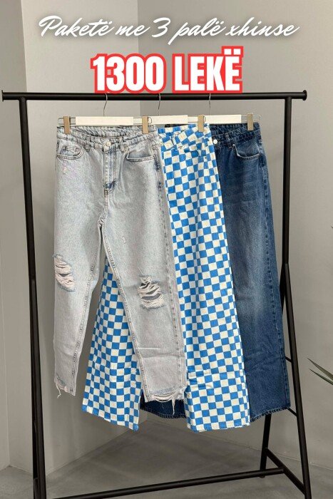 PACK OF 3 PIECES WOMAN JEANS MULTIPLE/SHNGJ - 1