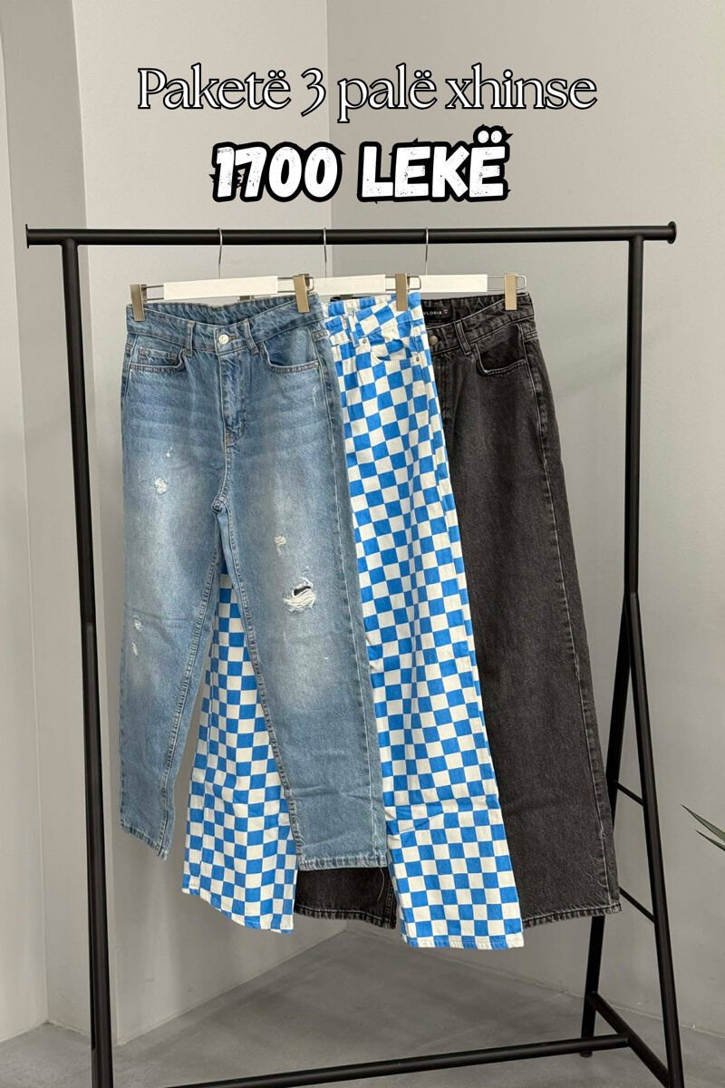 PACK OF 3 PIECES WOMAN JEANS MULTIPLE/SHNGJ - 1