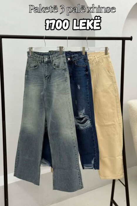 PACK OF 3 PIECES WOMAN JEANS MULTIPLE/SHNGJ - 1