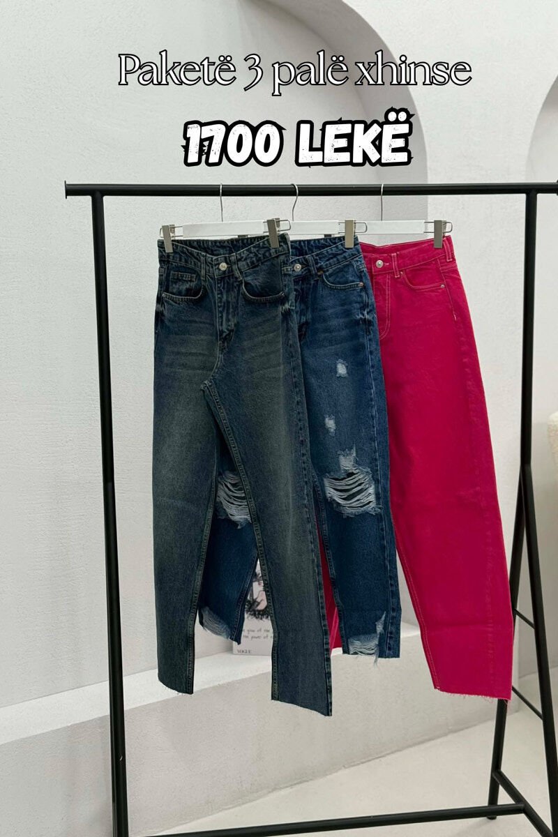 PACK OF 3 PIECES WOMAN JEANS MULTIPLE/SHNGJ - 1