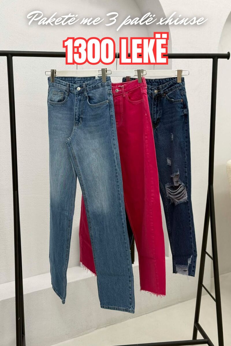 PACK OF 3 PIECES WOMAN JEANS MULTIPLE/SHNGJ - 1