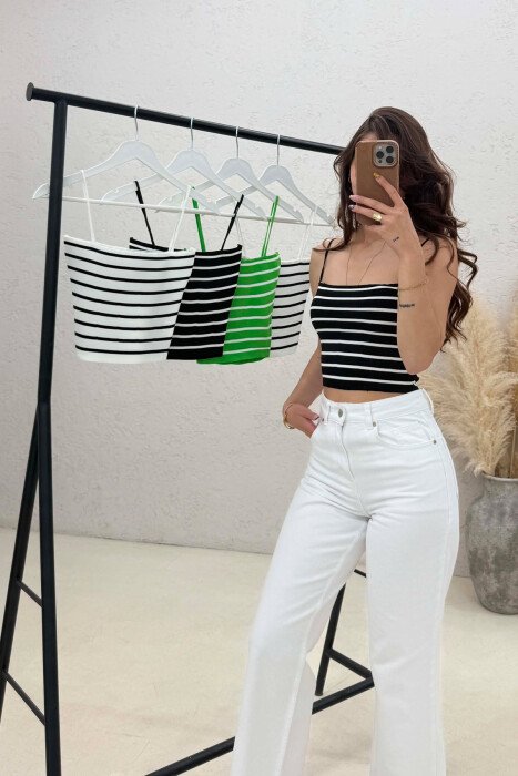 PACK OF 5 PIECES LINES DESIGN WOMEN TANK TOP MULTIPLE/SHNGJ - 2
