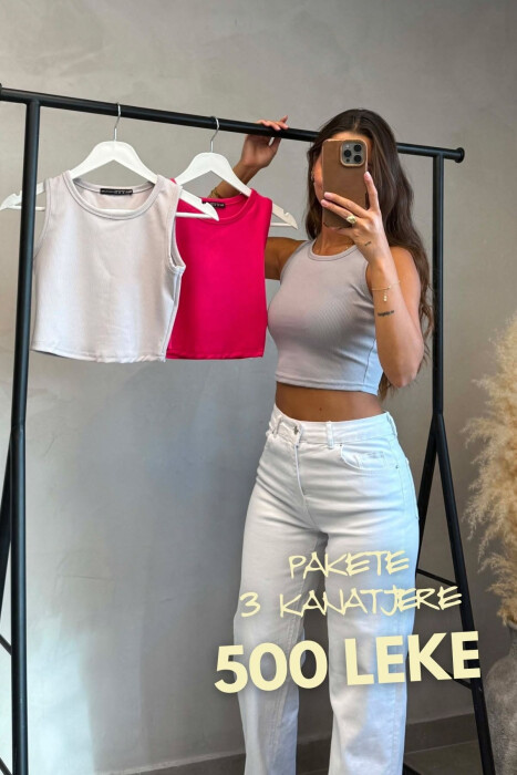 PAKETE 3 KANATJERE TE THJESHTA PER FEMRA - KLAUDIO FASHION