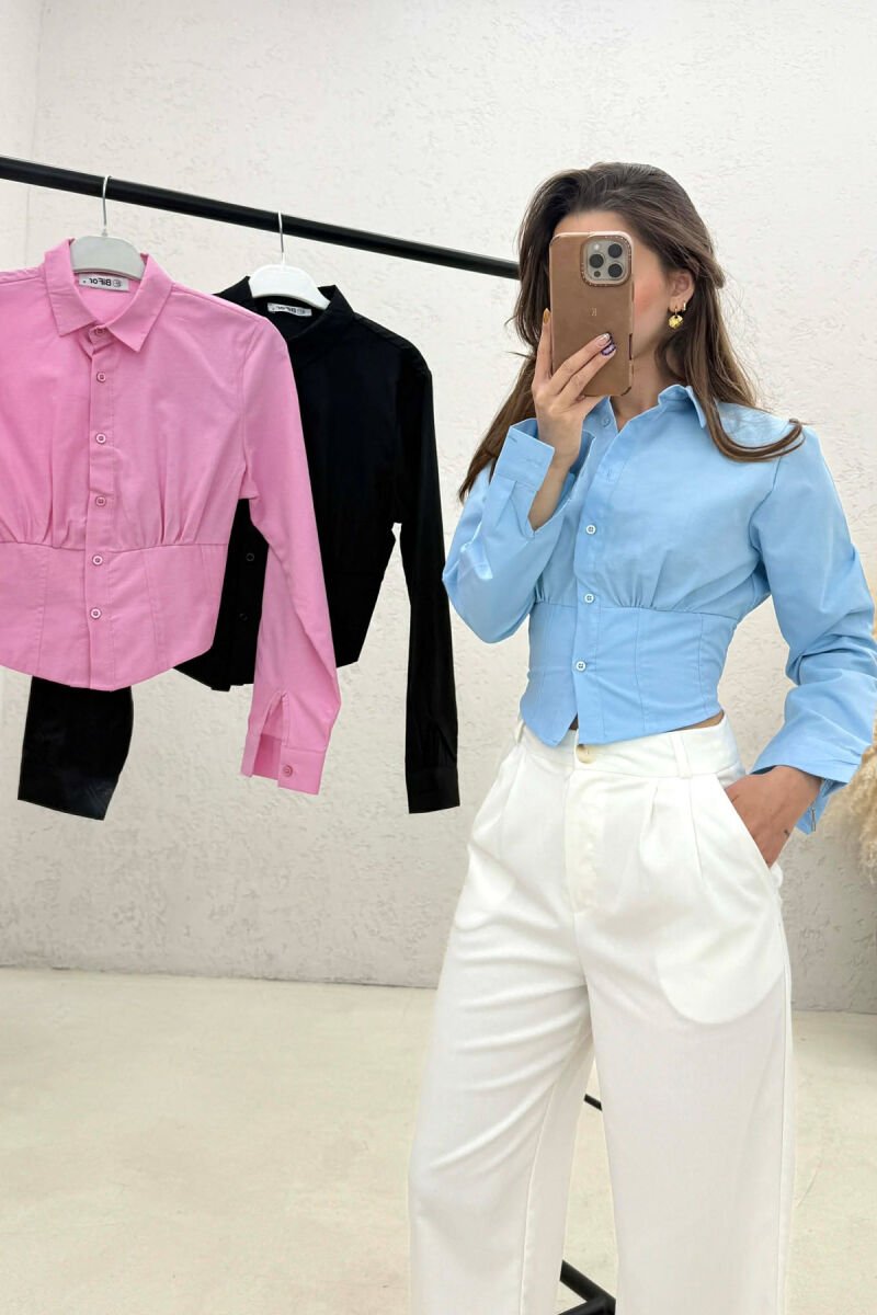 PAKETE 3 KEMISHA TE THJESHTA PER FEMRA NE NGJYRE ROZE + BLU + TE ZEZE - 2